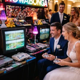 retrogaming-mariage